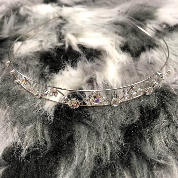 Accessories - SOLD Silver Rhinestone Embellished